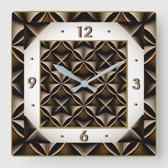 Reloj Cuadrado Art Deco  (Anverso)