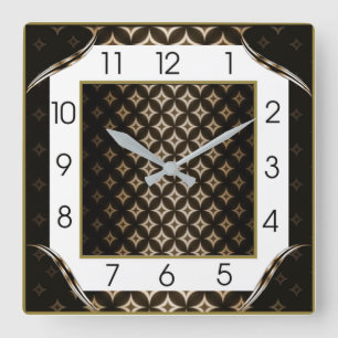 Reloj Cuadrado Art Deco Elegante
