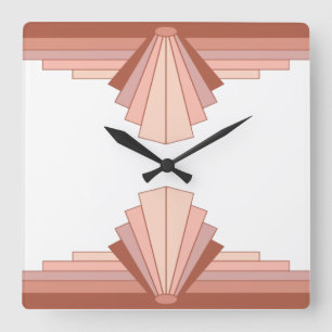 Reloj Cuadrado Art deco elements in full rose gold06