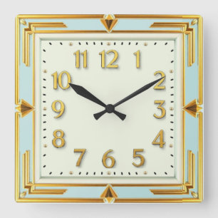 Reloj Cuadrado Art Deco Mint