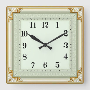 Reloj Cuadrado Art Deco Mint