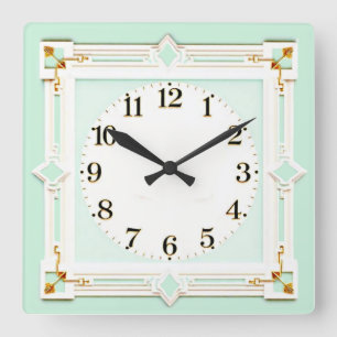 Reloj Cuadrado Art Deco Mint