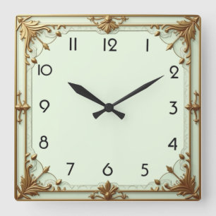 Reloj Cuadrado Art Deco Mint