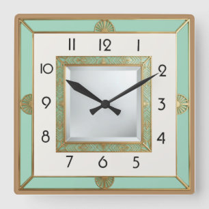 Reloj Cuadrado Art Deco Mint