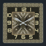 Reloj Cuadrado Art Deco moderno<br><div class="desc">Gran diseño de reloj. Te encantará como a otros. Tenga la libertad de usar este diseño para otro producto que desee o para el personalizar y agregue su texto. Sígueme por más. Gracias. Que tengas un buen día.</div>