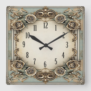 Reloj Cuadrado Art Deco Vintage