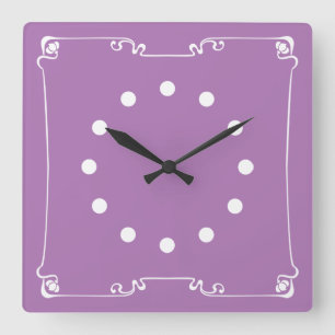 Reloj Cuadrado Art Nouveau