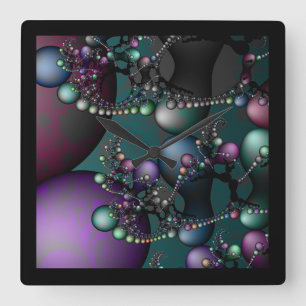 Reloj Cuadrado Art of Math Clock