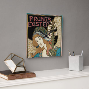 Reloj Cuadrado Arte Antiguo Moderno, Publicaciones de Pascua de P