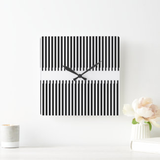 Reloj Cuadrado Arte ASCII