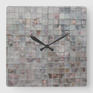 Reloj Cuadrado Arte de mosaicos