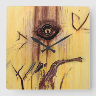 Reloj Cuadrado Arte de óxido - Único diversión de Guay