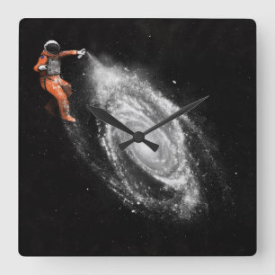 Reloj Cuadrado Arte el Florent Bodart del espacio