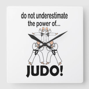 Reloj Cuadrado Artes Marciales Judo Karate Taekwondo Judo