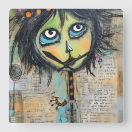 Reloj Cuadrado ArtLady 5 Encantador y afligido