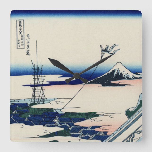 Reloj Cuadrado Asakusa Honganji Temple in the Eastern Capital (Anverso)