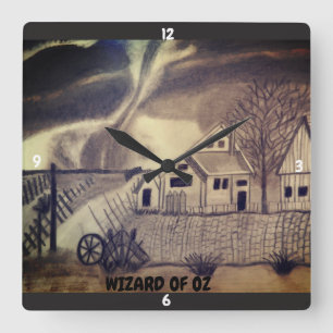 RELOJ CUADRADO ASISTENTE DE TWISTER DE OZ