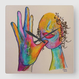 Reloj Cuadrado ASL Mother