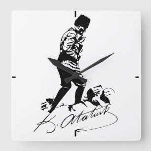 Reloj Cuadrado Ataturk