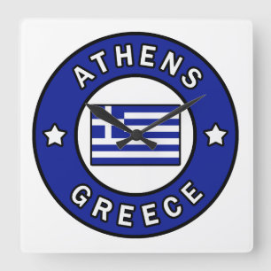 Reloj Cuadrado Atenas Grecia