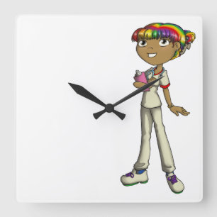 Reloj Cuadrado Atención