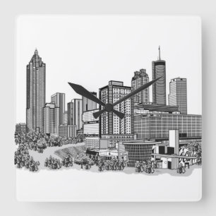 Reloj Cuadrado Atlanta Georgia