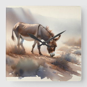 Reloj Cuadrado Atlas Donkey AREF409 - Watercolor