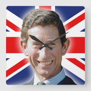 Reloj Cuadrado ¡Atontamiento! Príncipe Charles de HRH