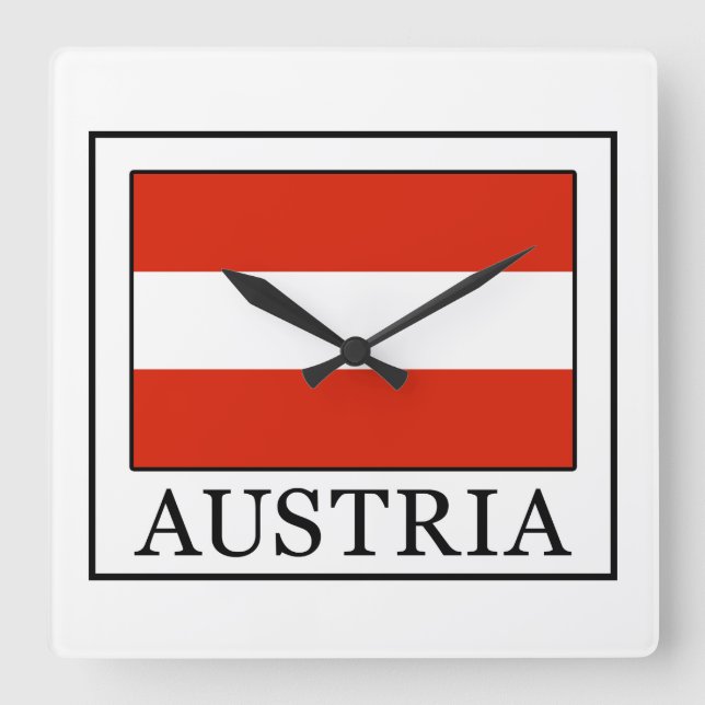 Reloj Cuadrado Austria (Anverso)