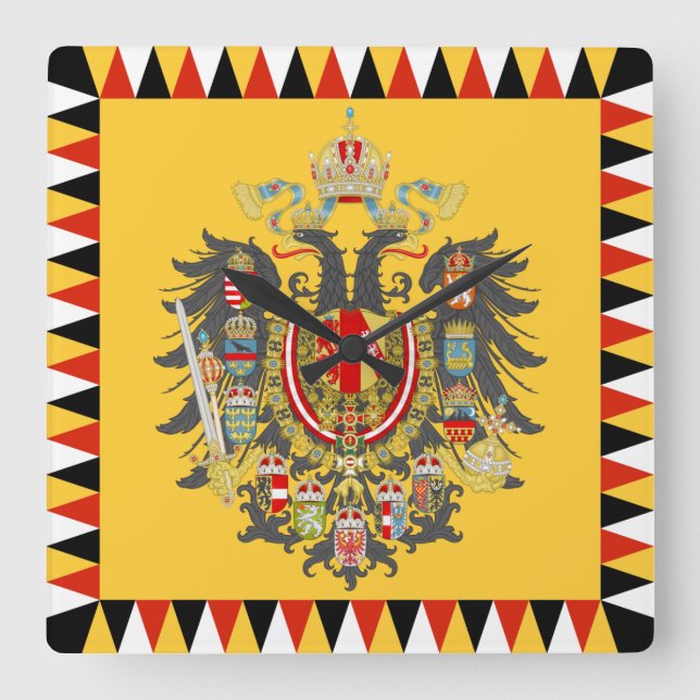 Reloj Cuadrado Austria (Anverso)