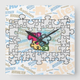 Reloj Cuadrado Autismus Autism