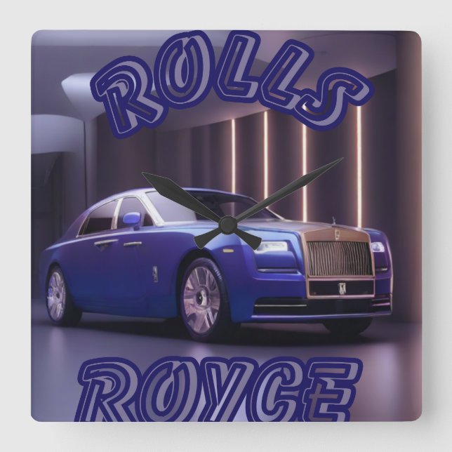 RELOJ CUADRADO AUTO CAR (Anverso)