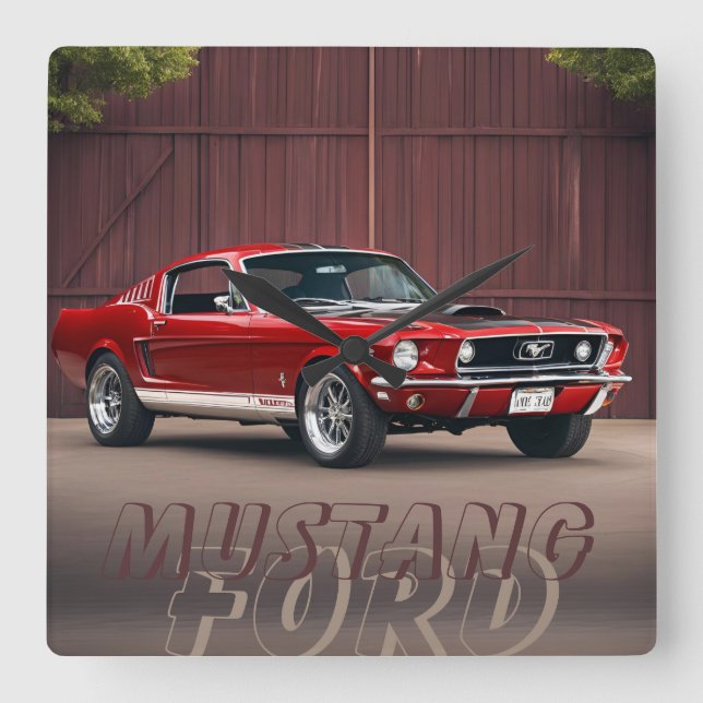 RELOJ CUADRADO AUTO CAR (Anverso)