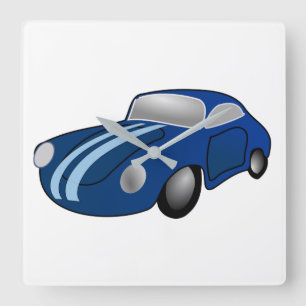 Reloj Cuadrado Auto clásico