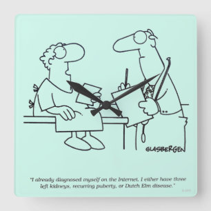 Reloj Cuadrado Autoexamen