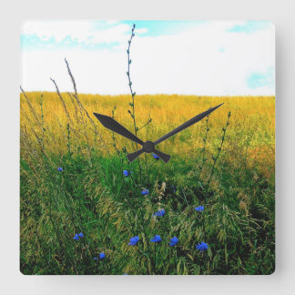 Reloj Cuadrado Azul de Bella - achicoria