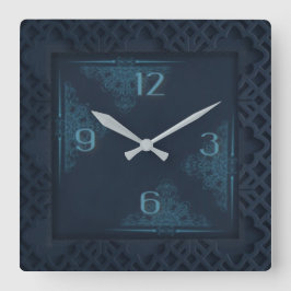 Reloj Cuadrado Azul oscuro