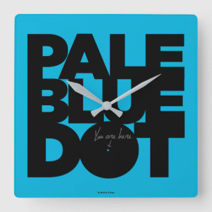 Reloj Cuadrado Azul pálido
