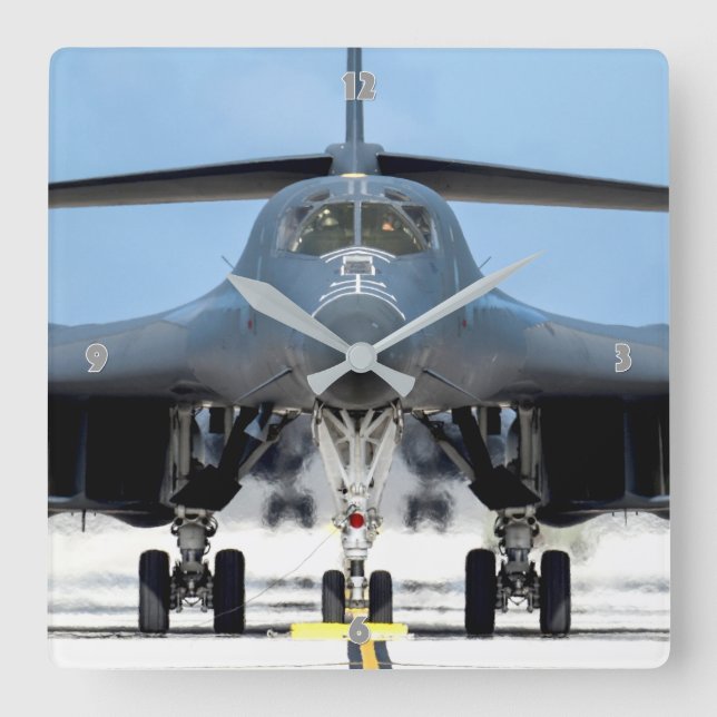 RELOJ CUADRADO B-1B LANCER (Anverso)