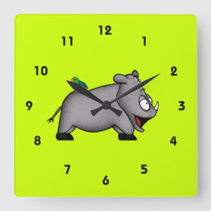 Reloj Cuadrado Baby Rhino