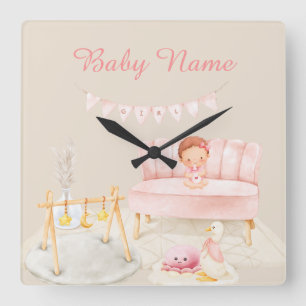 Reloj Cuadrado Baby Wall Clock
