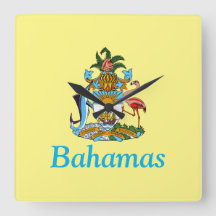 Bahamas con escudo de armas (paraíso caribeño)