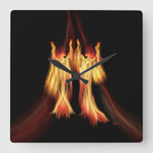Reloj Cuadrado Bailarinas