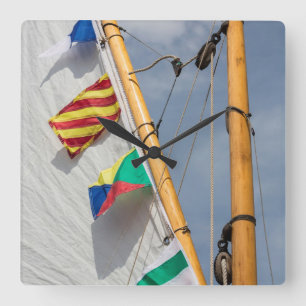 Reloj Cuadrado Bainbridge Island Wooden Boat Festival 3