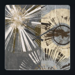 Reloj Cuadrado Baldosas de explosión I<br><div class="desc">Decoración del hogar</div>