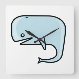 Reloj Cuadrado Ballena
