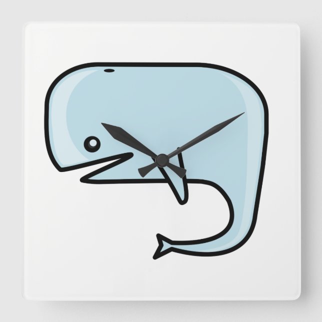 Reloj Cuadrado Ballena (Anverso)