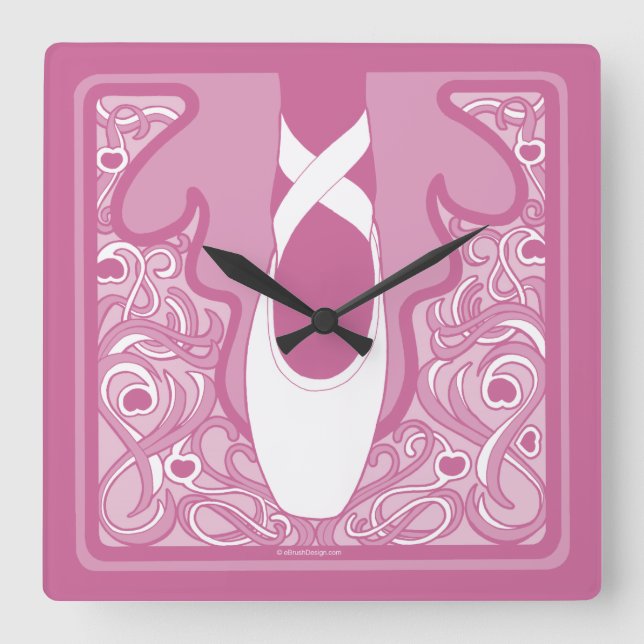 Reloj Cuadrado Ballet de Nouveau (Anverso)