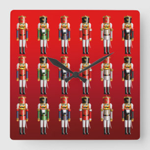 Reloj Cuadrado Ballet del navidad del cascanueces
