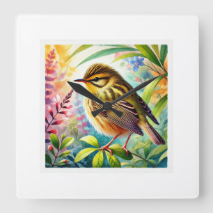 Reloj Cuadrado Bamboo Warbler Harmony 310824AREF115 - Watercolor